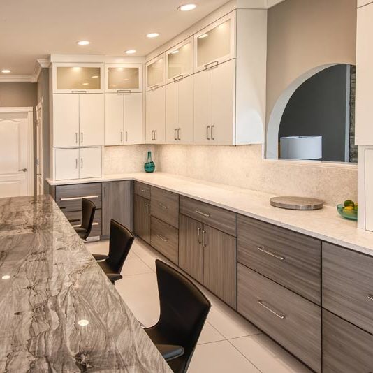 kitchen cabinets, countertop